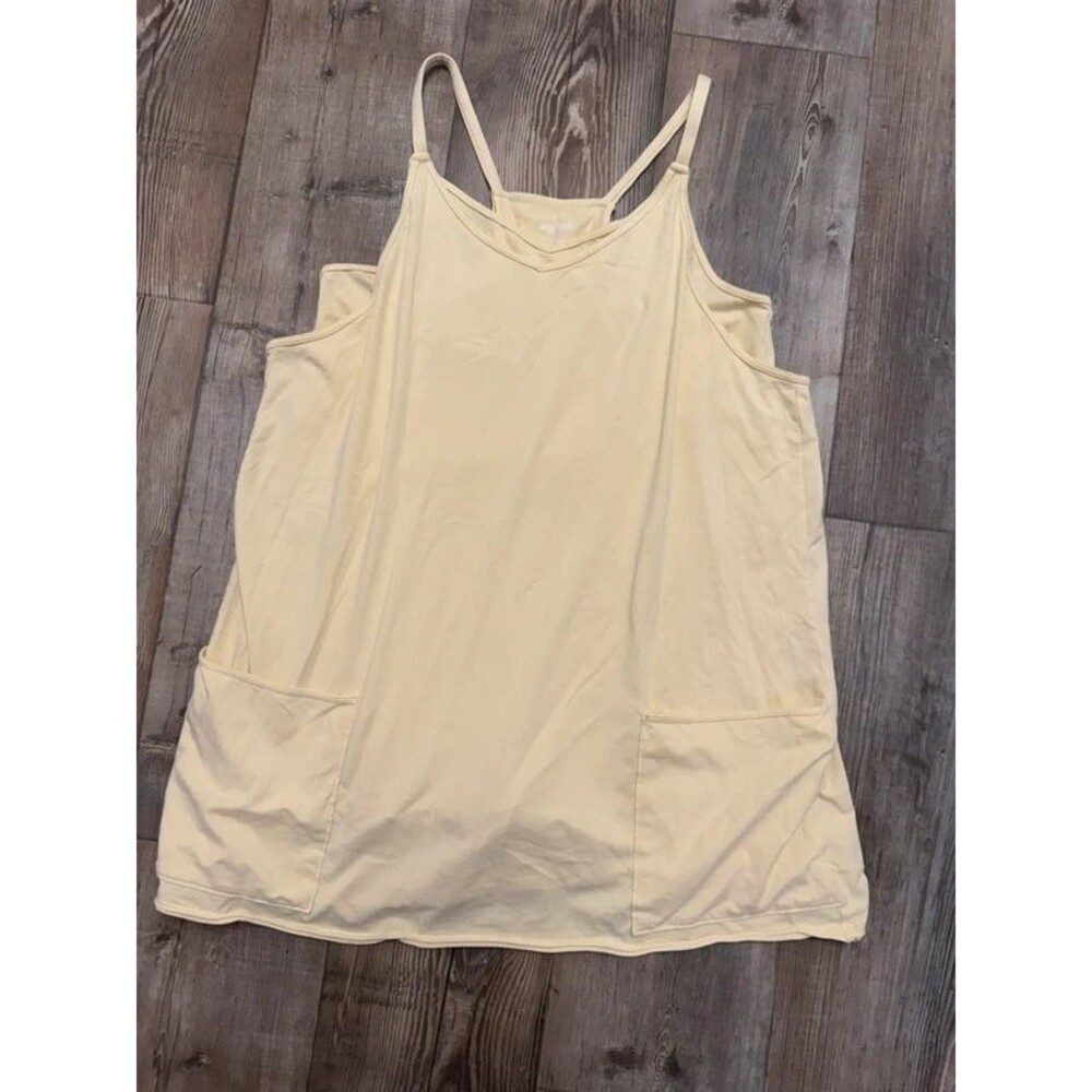 Tank dress with Bulit in romper layer
